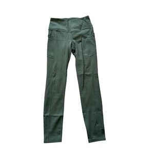 Gaiam Olive Green‎ Athletic Leggings with Pockets XS